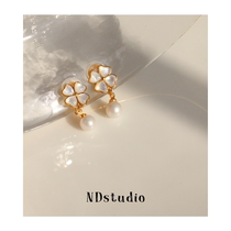 ND Streaming Golden Years White Butterfly Beet Four Leaves Grass Pearl Retro Superior Painless Invisible no-ear-hole Mosquito Coil Ear Clip