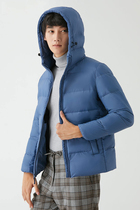 2021 autumn and winter New down jacket men warm thick loose hooded fashion casual sports coat mens tide