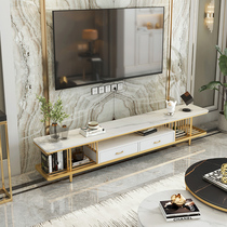 Light luxury Rock Board coffee table TV cabinet combination modern simple Nordic living room small apartment 2021 New TV cabinet