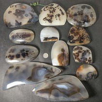 Ocean chalcedony large ornament Agate rough stone grass flower natural water grass landscape 1500-1800-0