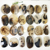 Ocean chalcedony small ornaments large pendant Agate grass flowers natural water grass landscape 100-10