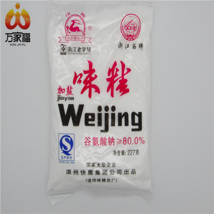 【万家福】温州特产快鹿加盐味精227克鲜美的调味品厨房必备_7折现价