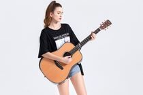 (Officially authorized)Acoustic guitar Nathan S-520DR professional performance of high-end full single acoustic guitar