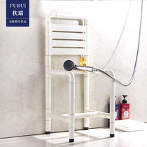 Shower stool stainless steel anti-bacterial nylon elderly disabled accessibility anti-corrosion anti-slip bath chair