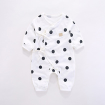 First baby clothes 0-3 months 6 pure cotton thin and monk served summer newborns one-piece clothes baby halakha