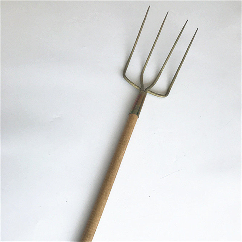 草叉农用地叉叉铁叉四齿叉六齿大叉粪挖钢叉大多股叉子五齿实心叉