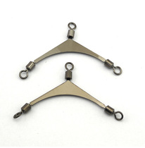 American flat shoulder transfer ring trigeminal swivel bifurcation Sub-balance fishing group 8-word ring connector small accessories