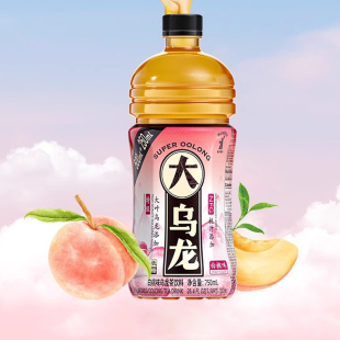 M麦多维多大乌龙白桃乌龙茶低糖低卡大瓶大容量茶饮料750ml