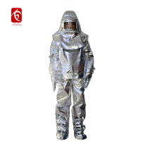 Hongxing 1000 degrees Celsius thermal insulation clothing rescue emergency equipment heat protection radiation fire suit 500 degrees full set