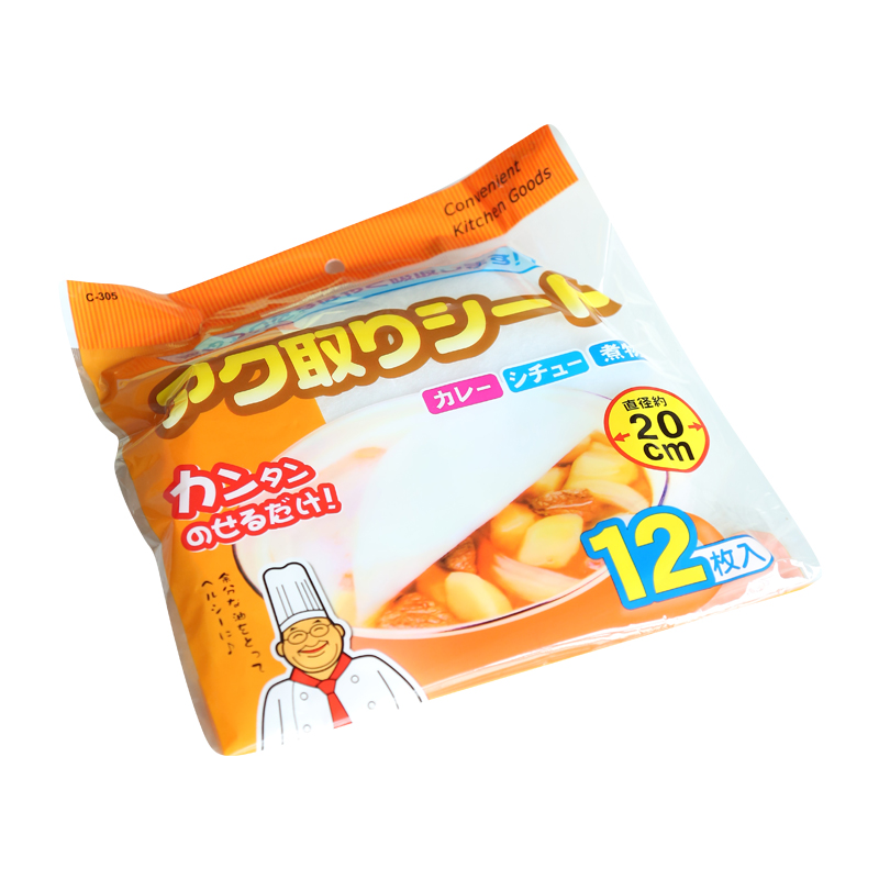 cooking soup and drinking oil-absorbing paper, kitchen edible soup, deep frying, degreasing filter, oil film,  stewing soup, degreasing foam