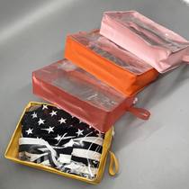 PVC swimwear underwear underwear plastic packaging bag storage zipper bag 24*16*7