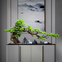 Large-scale simulation welcomes the decoration of the basin view of the desktop hotel of the pine-faced office of the beauty of Song Luo Han Song