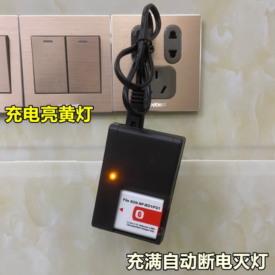 소니 DSC-W100 W110 W210 W220 W290 N2 카메라 NP-BG1 배터리 + 충전기에 적합 소니 DSC-W100 W110 W210 W220 W290 N2 카메라 NP-BG1 배터리 + 충전기에 적합