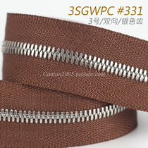 Japan 3 EX Series Corn Tooth Two-way Metal Zip 3SGWPC #331