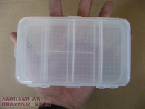 Small items storage box Miscellaneous items classification small box Home double folding Portable storage box 10 compartments