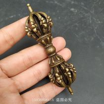 Antique and antique miscellaneous collection antique old brass eight-strand pestle demon old bronze pendants old objects