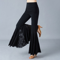 Hot new womens Latin dance pants Modern dance national standard dance square dance practice pants