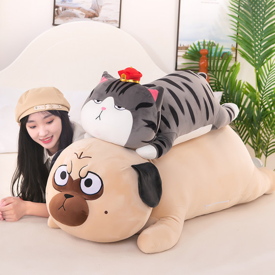 Cute cat plush toy pillow, bazaar black doll for boyfriend and girlfriend to send large-sized leg-climbed doll on the bed
Cute cat plush toy pillow, bazaar black doll for boyfriend and girlfriend to send large-sized leg-climbed doll on the bed