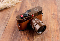 Bronze version of retro Leica camera model with lens Villa decoration Play model study display