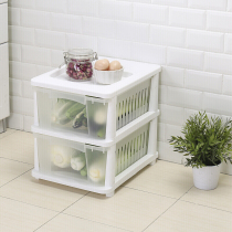 Kitchen household small plastic shelf multi-layer kitchen rack floor multi-layer plastic household storage rack water