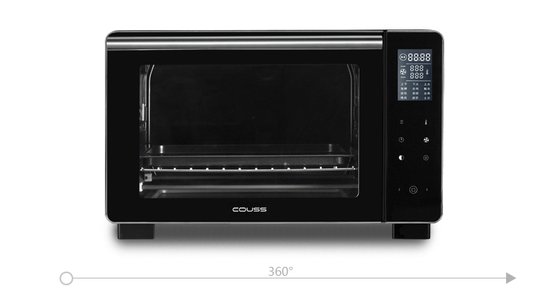 卡士couss co-2701多功能电烤箱家用烘焙蛋糕智能上下独立控温