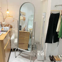Medieval full-body mirror swivel home audition mirror wearing mirror bedroom ins wind floor mirror designer net red mirror