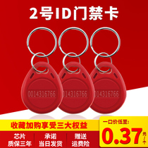 Access card IC card IC card ID card community property card induction electronic lock keychain customization can be copied and erased cuid card