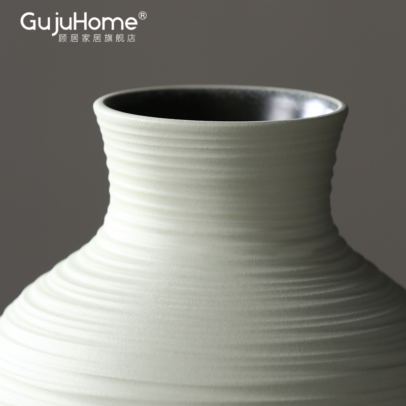 New Chinese style ceramic vases, flower arranging Nordic between example furnishing articles, the sitting room porch TV ark, soft light key-2 luxury decoration