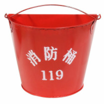Special offer fire bucket fire yellow sand bucket fire equipment fire fighting tools gas station special bucket thickened semicircular baking paint