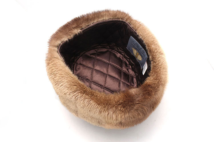 中华老字号马聚源出口经典高档皮草水獭帽时尚休闲帽大众礼品帽子