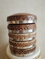 Six-inch treble cowhide bamboo nail class drum drum side drum drama drum national drum drama drum