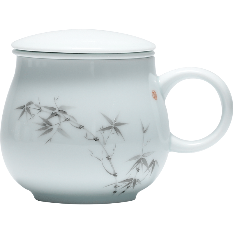 The Poly real scene fine ceramic keller cups with cover filter personal office keller jingdezhen tea water