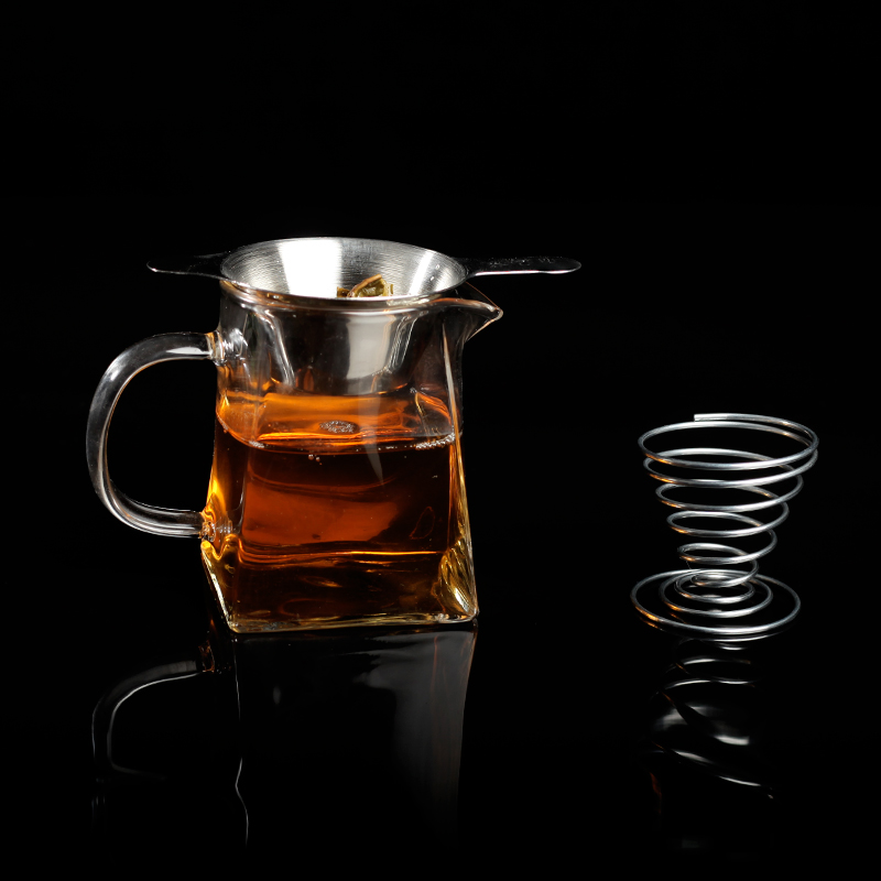 Together in hot scene) male cup mesh filter kung fu tea tea filter good stainless steel frame accessories porcelain