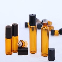 10pcs 5 10ml amber glass bottle roller ball perfume essentia