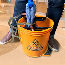 Foreign trade thickened models with wheels foot single barrel tussah water truck Joker mop wring dry squeezed water bucket hotel cleaning