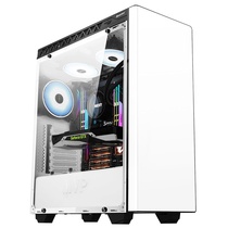 Hangjia MVP2 chassis Desktop computer host e-sports game side overdraft support large motherboard white black chassis