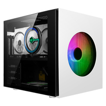 Yuehui cube desktop box Computer game e-sports glass side transparent host game small chassis