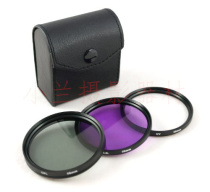 67mm filter lenses Three sets UV protection mirror CPL Polaroid mirror FLD fluorescent mirror 3-piece fitted filter lens package suit