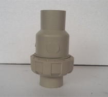 National standard PPH ball check valve PP check valve hot melt type check valve PPR check valve beige check valve