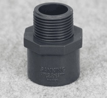 National standard three centiupvc water pipe fittings external teeth direct external wire joint valve fittings threaded connection