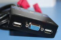 MT-481KL VGA wire machine integrated 4-mouth usb automatic KVM switcher 4 in 1 out with desktop controller