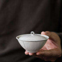 Wu Yi Extended Powder Guide Tao Clothes Cover Bowl Cover Cup Tea Tea Full Handmade Pull Blank Pottery Clay Make-up Earth Stem Textured Texture 80ml