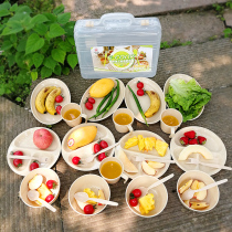 Outdoor tableware set Portable travel bowl spoon Chopsticks Picnic picnic barbecue supplies Equipment Camping tableware