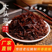 Hubei Xiangyang kachou Pickles fan Kongming under rice mustard Appetizer Appetizer refreshing breakfast with porridge side dishes
