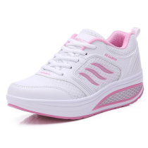 Chinese Dream Team Lady Netface Leather Face Sports Casual Fitness For Gymnastics Anti-Slip Heightening Rocking Shoes