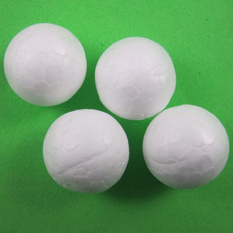 圆形泡沫球保丽龙球幼儿园美工区diy创意手工材料 2cm 100颗包邮