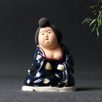 Antique do old Tang three-color ceramic Lady ornaments pottery figurine fat girl Art retro collection decorations gifts