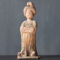 Antique porcelain collection Luoyang antique ceramics Tang Sancai Tang Dynasty female pottery figurines fat girl unearthed