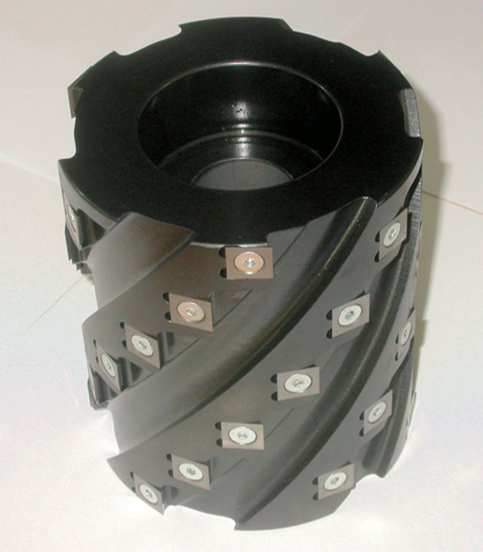 浪潮厂家直销 轻切削螺旋刀头 螺旋刃修边刀头 舍弃式刀具