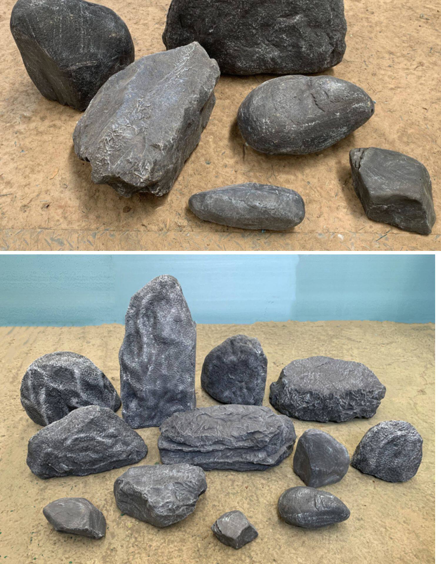 仿真石头 假石头园林景观枯山水 泡沫石头道具石头橱窗玻璃钢石头